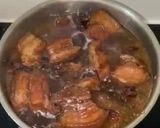 A picture of step 3 of Mhoo-hong (Red Braised Pork Belly).