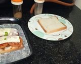 A picture of step 3 of Amritsari paneer chole sandwich.