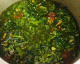 A picture of step 8 of Mixdal palak.