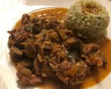 Foto del paso 15 de la receta: Contres de pollo en salsa de curry rojo con rovelones
