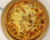 A picture of step 15 of Leek and Salmon Quiche.