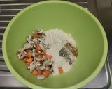 Foto del passaggio 2 della ricetta Pancake salati di verdure vegan