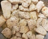 A picture of step 3 of My Garlic Buttered Chicken. 😁.