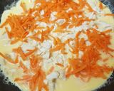 A picture of step 3 of My Chicken Omelette 😁.
