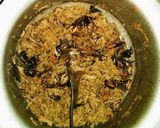 A picture of step 3 of Haidrabadi tridishnal gosht ka achar.