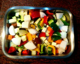 Foto del paso 1 de la receta: Verduras asadas con pavo