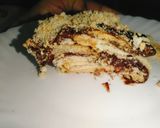 A picture of step 8 of Quick Chocolate Biscuit Dessert OR No Bake cake.