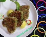 A picture of step 6 of Green peas heart kabab.