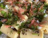 A picture of step 7 of Khandvi.