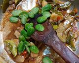 Foto langkah ke 3 dari resep Nasi Bakar Cumi Asin.