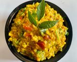 A picture of step 11 of Masala Oats.