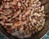 A picture of step 1 of Rajma Paneer Masala.