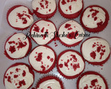 A picture of step 7 of Red Velvet cake(RVC).