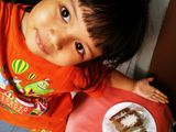 Dadar Gulung Coklat Isi Pisang