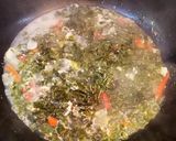 Foto langkah ke 7 dari resep 🍲 Oblok-oblok daun singkong bumbu iris simpel.