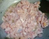 A picture of step 3 of Chicken vegetable spaghetti.