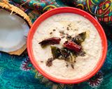 A picture of step 4 of Coconut chutney.