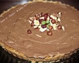 A picture of step 11 of Motichoor choco tart.
