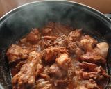 A picture of step 3 of Chicken ghee roast.