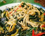 Foto langkah ke 4 dari resep Tumis Daun Pepaya.