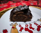 Une image de l'étape 17 de Bûche au chocolat.