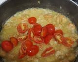 A picture of step 2 of Fusilli with little shrimps #summerchallenge2.