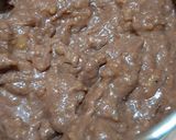 A picture of step 5 of Chocolate Hummus.