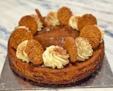 A picture of step 14 of Pumpkin cheesecake with gingersnap pecan crust.