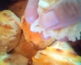Foto del paso 5 de la receta: PAPA LIBRILLO Con jamón Salsa y queso muzzarela