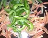 A picture of step 2 of Stir fry Mushroom paneer mix veggies 🍄🍄🍄.