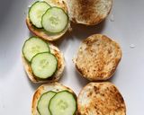 Gambar langkah 9 resipi Mini Burger Tofu Patty.
