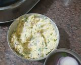 A picture of step 1 of Rice fritters.