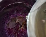 A picture of step 3 of Jamun Popsicles.