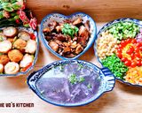 Hình bước làm 10 của món Mâm cơm mùa hè đầy màu sắc