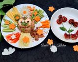 Hình bước làm 3 của món Cơm chiên mắm ruốc Thái
