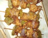 A picture of step 4 of Chicken sticks restaurant style.