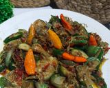 Foto langkah ke 5 dari resep Tumis Terong Lalap Teri.