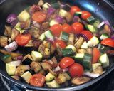 A picture of step 3 of Mediterranean bean lunch bowl.