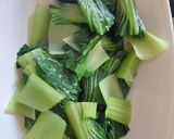 Foto langkah ke 1 dari resep Cah pakcoy baso bawang putih.
