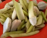 Foto langkah ke 4 dari resep Gangan Hampap Keladi Kepala Telang extra telur #herlinwidodo.