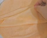 Foto langkah ke 3 dari resep Mille crepe cake taro cream durian.