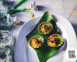 Hình bước làm 2 của món Bánh đúc mặn lá dứa