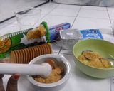 Foto langkah ke 1 dari resep Cheese Cake Lumer ala Lab Kimia.