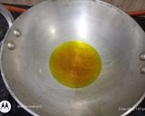 A picture of step 1 of Leftover salad with egg bhurji.