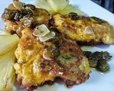 Foto del paso 13 de la receta: PICATTA de Merluza en reducción de Cerveza y Alcaparras...!