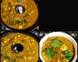 A picture of step 3 of Smoky paneer.