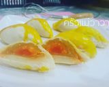 รูปขั้นตอนการทำที่ 9 ของ ขนมเปี๊ยะไส้ทุเรียนกวนไข่เค็ม (สูตรแป้งนุ่ม)