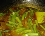 Bhindi gosht with naan recipe step 6 photo