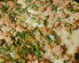 Foto del paso 2 de la receta: Espanadas de espinaca, carne y salsa blanca
