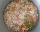 A picture of step 5 of Chicken Soup.